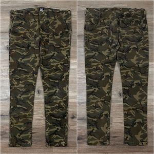 NLST Camouflage Utility Button Fly Pants Womens Size 30 X 29 Season S/S 14